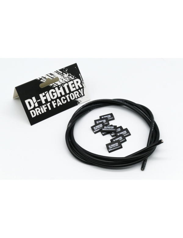 D1-Fighter  Cable / Wire 12 Gauge 100cm - Black